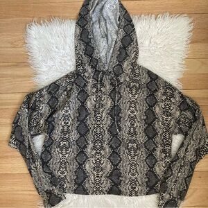 Snake Print Hoodie